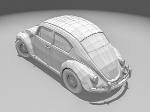 volkwagen beetle 1300 3D Model