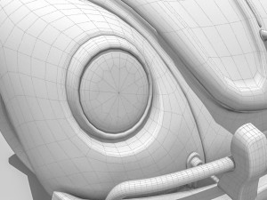 volkwagen beetle 1300 3D Model