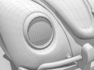 volkwagen beetle 1300 3D Model