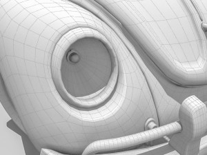 volkwagen beetle 1300 3D Model