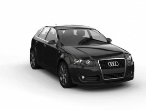 audi a3 sportback 2008 3D मॉडल