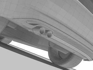 audi a3 sportback 2008 3D Model