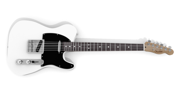 fender telecater Model 3D .c4d .max .obj .3ds .fbx .stl .blend 