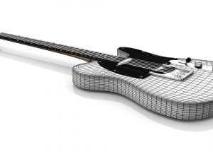 fender telecater Model 3D
