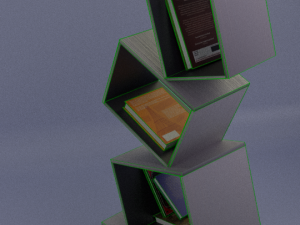 bookcase 3D Модель