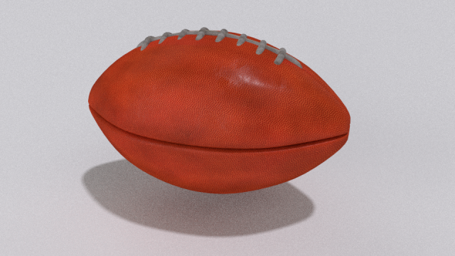 rugby ball 3Dモデル .c4d .max .obj .3ds .fbx .stl .blend 