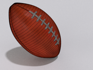 rugby ball 3Dモデル