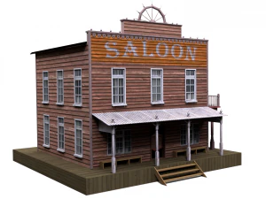 西式轿车 3D 模型