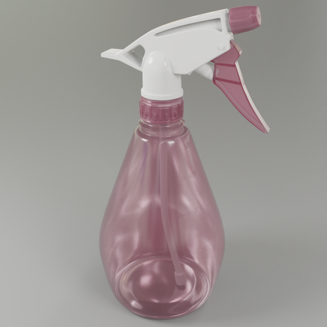 spray bottle Model 3D .c4d .max .obj .3ds .fbx .stl .blend 
