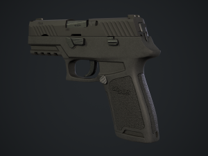 sig sauer p320 3D Model