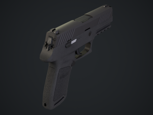 sig sauer p320 3Dモデル