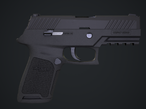 sig sauer p320 3Dモデル