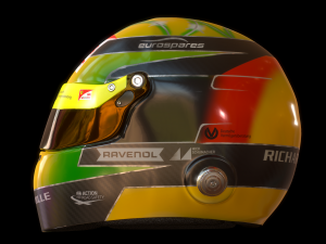 mick schumacher helmet f1 2019 Modelo 3D