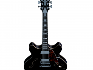 dangelico premier dc guitar 3D Model
