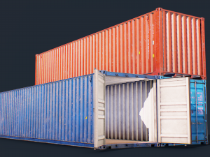 shipping container pack 3D Модель