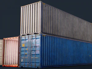 shipping container pack 3D Model