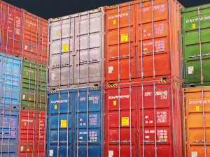 shipping container pack 3D Модель