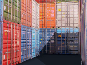 shipping container pack 3D Model