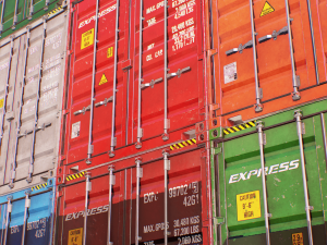 shipping container pack 3D Модель