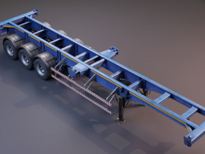 skelton trailer 3D Model