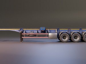 skelton trailer 3D Model
