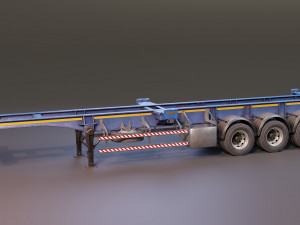 skelton trailer 3D Model