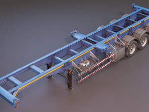 skelton trailer 3D Model