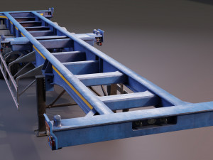 skelton trailer 3D Model