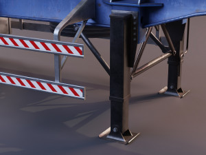skelton trailer 3D Model