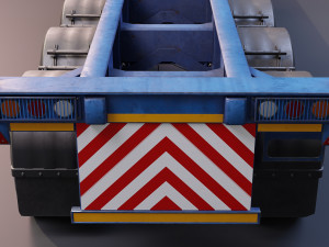 skelton trailer 3D Model