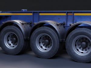 skelton trailer 3D Model