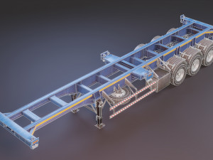 skelton trailer 3D Model