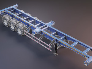 skelton trailer 3D Model