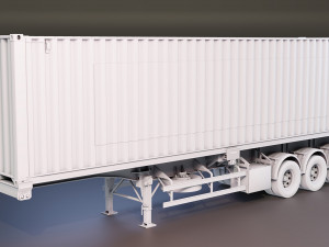 skelton trailer 3D Model