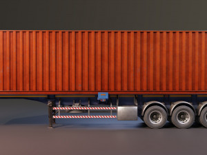skelton trailer 3D Model