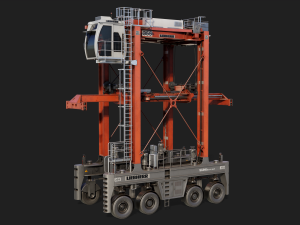 straddle carrier 3D मॉडल
