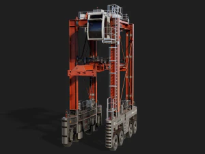 straddle carrier 3D Model