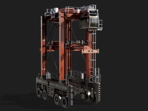 straddle carrier 3D Model