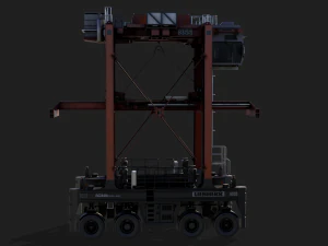 straddle carrier 3D Model