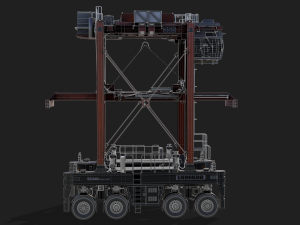 straddle carrier 3Dモデル