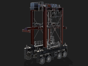 straddle carrier 3Dモデル