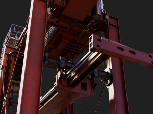 straddle carrier 3Dモデル