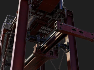 straddle carrier 3D Model