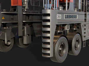 straddle carrier 3D Model
