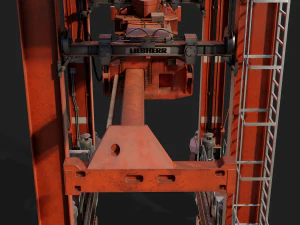straddle carrier 3D Model