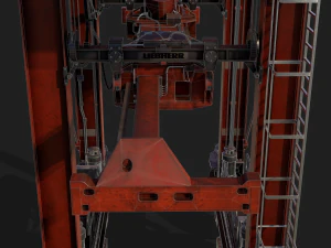 straddle carrier 3D Model