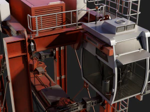 straddle carrier 3D Model
