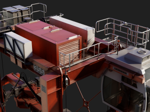 straddle carrier 3Dモデル