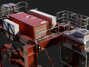straddle carrier 3D Model
