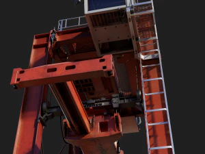 straddle carrier 3D Model